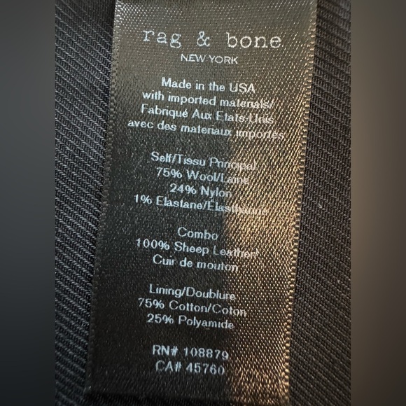 Rag & Bone Olive Green Women's Blazer - Picture 2 of 6